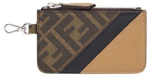 fendi cardholder men|fendi card holder with chain.